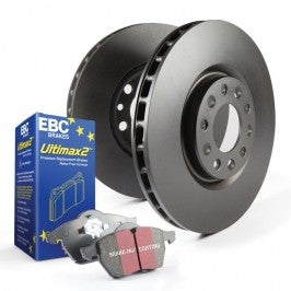 EBC Brakes UD1322+RK1838 Audi Front