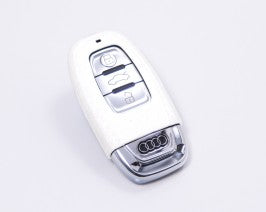 Agency Power White Rubber Key FOB Protection Case Audi B8 Models 10-14